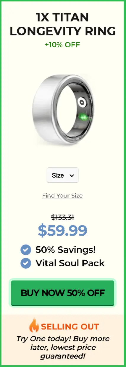 Titan Longevity Ring offer price